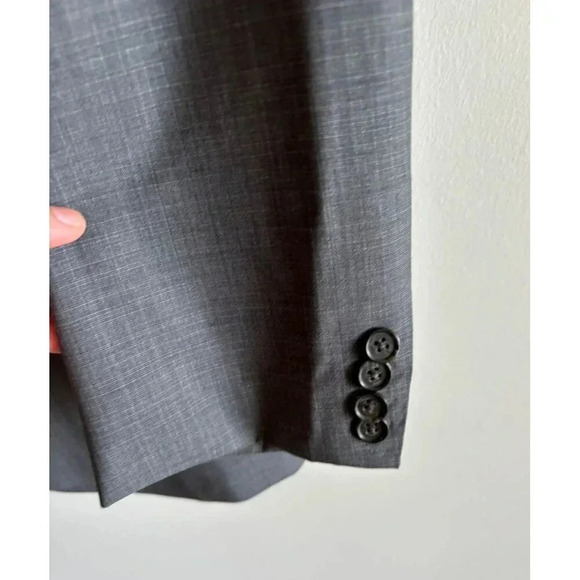 Cremieux Collection Mens Two Button Suit Jackets Blazer Sport Coat Grey Sz 44R - Picture 5 of 13